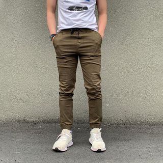 Quần dài kaki co giãn nam
