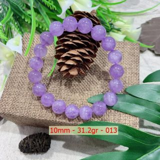 Vòng Tay Hạt Đá Thạch Anh Tím 8 ly (mm) - Trang Sức Phong Thủy
