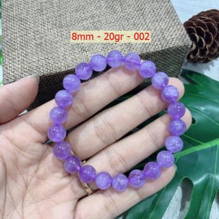 Vòng Tay Hạt Đá Thạch Anh Tím 8 ly (mm) - Trang Sức Phong Thủy