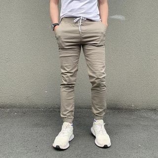 Quần dài kaki co giãn nam