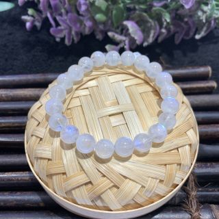 Vòng Tay Hạt Đá Mặt Trăng Moonstone 12 ly (mm) - Trang Sức Phong Thủy