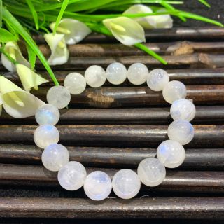 Vòng Tay Hạt Đá Mặt Trăng Moonstone 12 ly (mm) - Trang Sức Phong Thủy