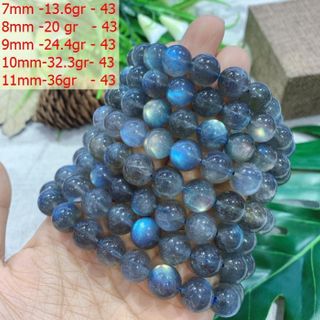 Vòng Tay Hạt Đá Xà Cừ 8 ly (mm) - Trang Sức Phong Thủy