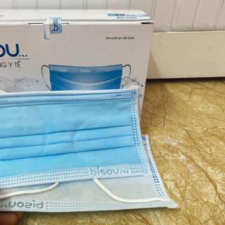 Khẩu trang 4 lớp kháng khuẩn BISOU đạt chứng nhận