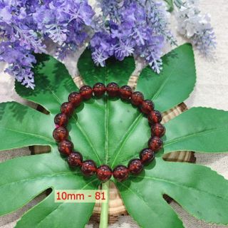 Vòng Tay Hạt Đá Ngọc Hồng Lựu Garnet 12 ly (mm) - Trang Sức Phong Thủy