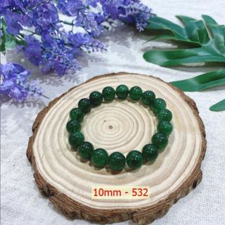 Vòng Tay Hạt Đá Dâu Tây Xanh 8 ly (mm) - Trang Sức Phong Thủy