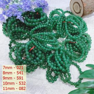 Vòng Tay Hạt Đá Dâu Tây Xanh 8 ly (mm) - Trang Sức Phong Thủy