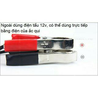 Bơm lốp ô tô 2 xilanh cao cấp