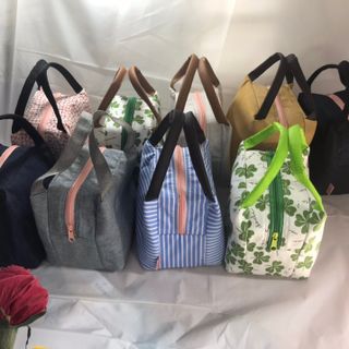 Túi giữ nhiệt- Vải cotton 100% ( Nhiều Màu)