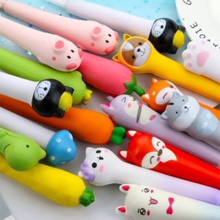 Bút squishy gel mực đen dễ thương