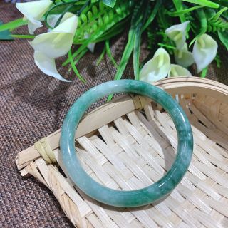 Vòng Bản Tròn Đá Ngọc Cẩm Thạch - Trang Sức Phong Thủy