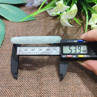 Vòng Bản Tròn Đá Ngọc Cẩm Thạch - Trang Sức Phong Thủy