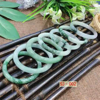 Vòng Bản Tròn Đá Ngọc Cẩm Thạch - Trang Sức Phong Thủy