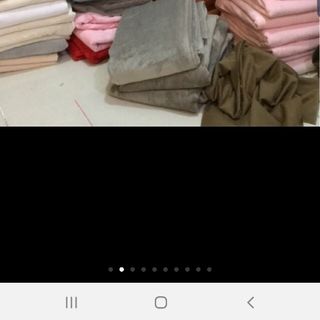 Set 1kg vải nhung lông hàng cây khổ m7
