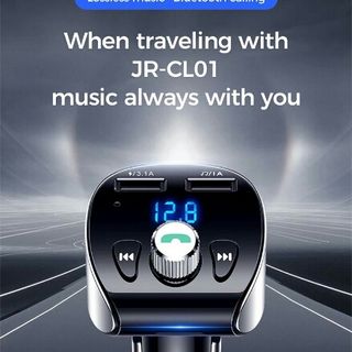 JOYROOM JR-CL01, tẩu sạc ô tô kiêm nghe nhạc MP3 bằng usb, thẻ nhớ, bluetooth.