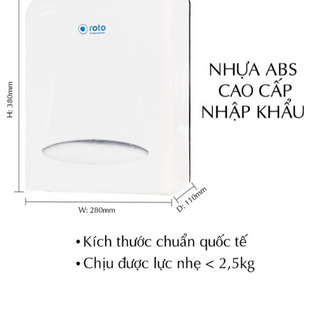 Hộp dựng giấy lau tay treo tường HatikaRoto
