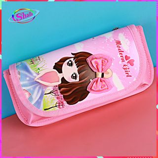 Hộp bút 3D hình công chúa rừng xanh dễ thương cao cấp Shalla