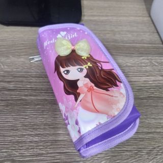 Hộp bút 3D hình công chúa rừng xanh dễ thương cao cấp Shalla