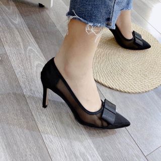 Giày Cao gót lưới công sở