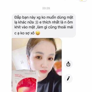 Mặt nạ Miung Lab hộp 7 miếng ( màu đỏ)