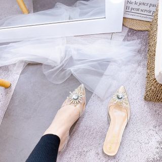 Giày sandal Ball nữ đá cao cấp