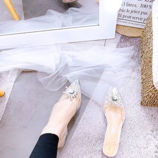 Giày sandal Ball nữ đá cao cấp