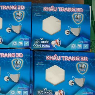 Khẩu trang 3d người lớn