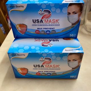 Khẩu trang y tế 4 lớp kháng khuẩn USA MASK