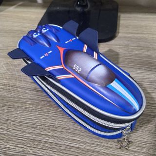 Hộp bút bi cho bé in hình 3D máy bay siêu ngầu Shalla