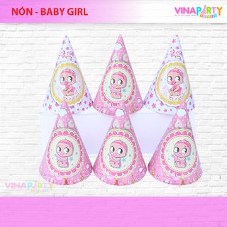 Nón chủ đề bé gái