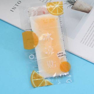 Miếng dán lạnh hạ nhiệt mùa hè hương hoa quả (2 miếng/túi)
