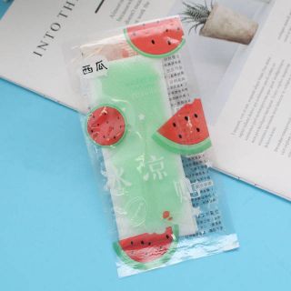 Miếng dán lạnh hạ nhiệt mùa hè hương hoa quả (2 miếng/túi)