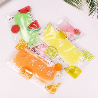 Miếng dán lạnh hạ nhiệt mùa hè hương hoa quả (2 miếng/túi)