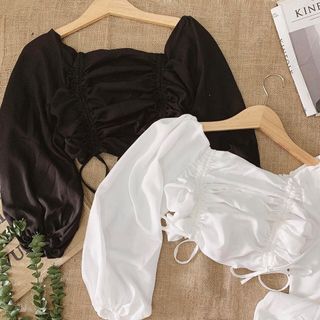Áo kiểu rút dây