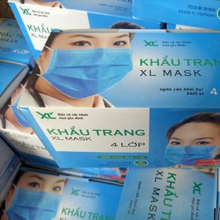 Khẩu Trang Y Tế 4 Lớp (50 cái/hộp)
