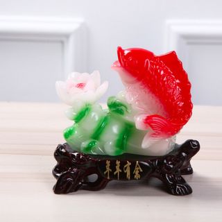 Vật phẩm Phong Thủy cá đê gỗ