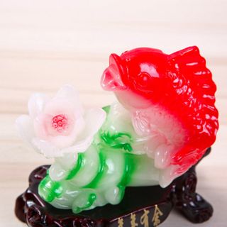 Vật phẩm Phong Thủy cá đê gỗ