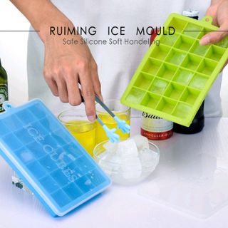 Khuôn đá silicone có nắp