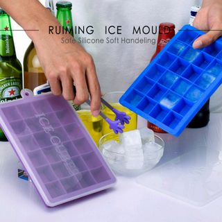 Khuôn đá silicone có nắp