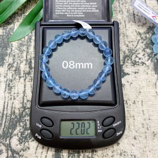 Vòng Tay Hạt Đá Topaz Xanh Dương 10 ly (mm) - Trang Sức Phong Thủy
