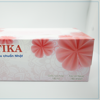 HỘP KHĂN GIẤY LỤA CAO CẤP JAPANI HATIKA 180 TỜ/HỘP