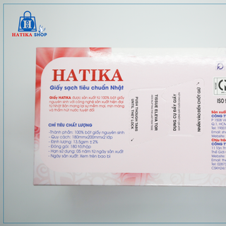 HỘP KHĂN GIẤY LỤA CAO CẤP JAPANI HATIKA 180 TỜ/HỘP