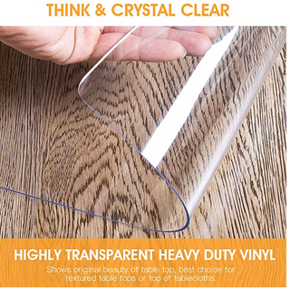 Tấm trải bàn PVC trong suốt chống thấm cách nhiệt dày 2mm
