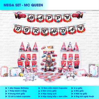 Bộ Phụ Kiện Sinh Nhật - Chủ Đề MC Quen