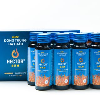 Nước Đông Trùng hạ Thảo Hector Sâm 10 Lọ Thủy Tinh 50ml