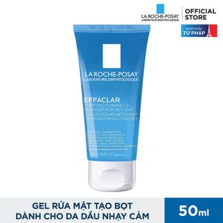 Larocheposay - Gel Rửa Mặt Cho Da Dầu - Hỗn Hợp - Da Mụn LarochePosay Effaclar 50ml