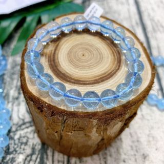 Vòng Tay Hạt Đá Topaz Xanh Dương 11 ly (mm) - Trang Sức Phong Thủy