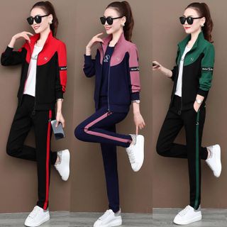 Đồ bộ thể thao thu đông nữ TT418