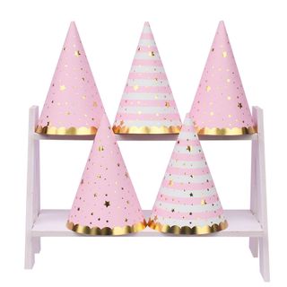 Nón giấy sinh nhật - gold ánh kim