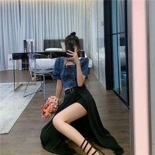 {HOT HIT TIKTOK} CHÂN VÁY MIDI KÈM ĐAI SIÊU HOT HIT